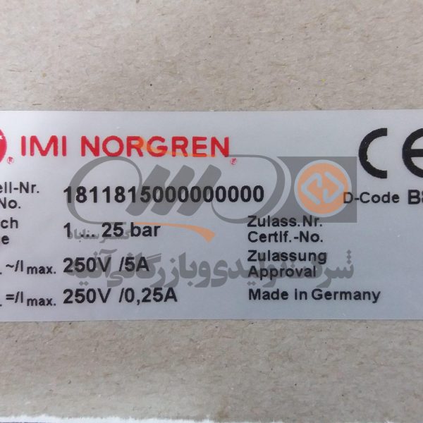 PRESSURE SWITCH MODEL: 1811815 IGN