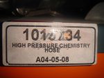 HIGH PRESSURE CHEMISTRY HOSE TYPE L=3.5M - Image 2