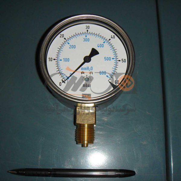 PRESS.GAGE 0-60 MBAR WIKA EN 837-3 CL1.6