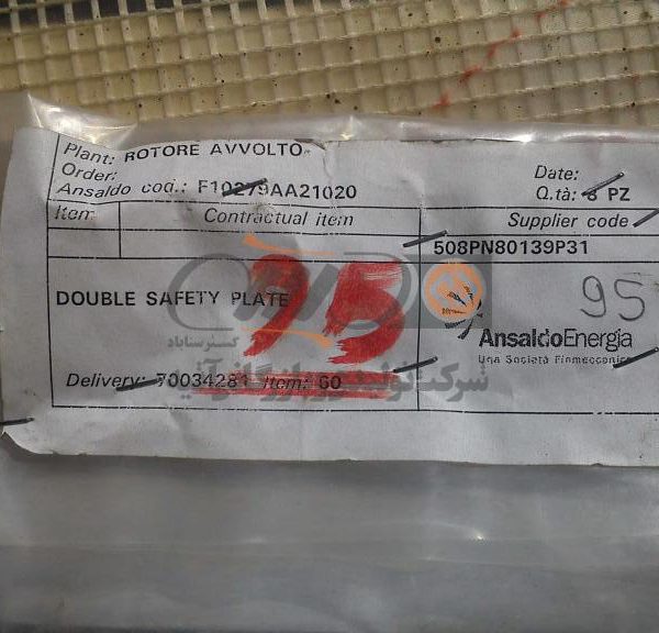 Double safety plate