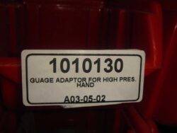 GUAGE ADAPTOR FOR HIGH PRES. HAND PUMPS