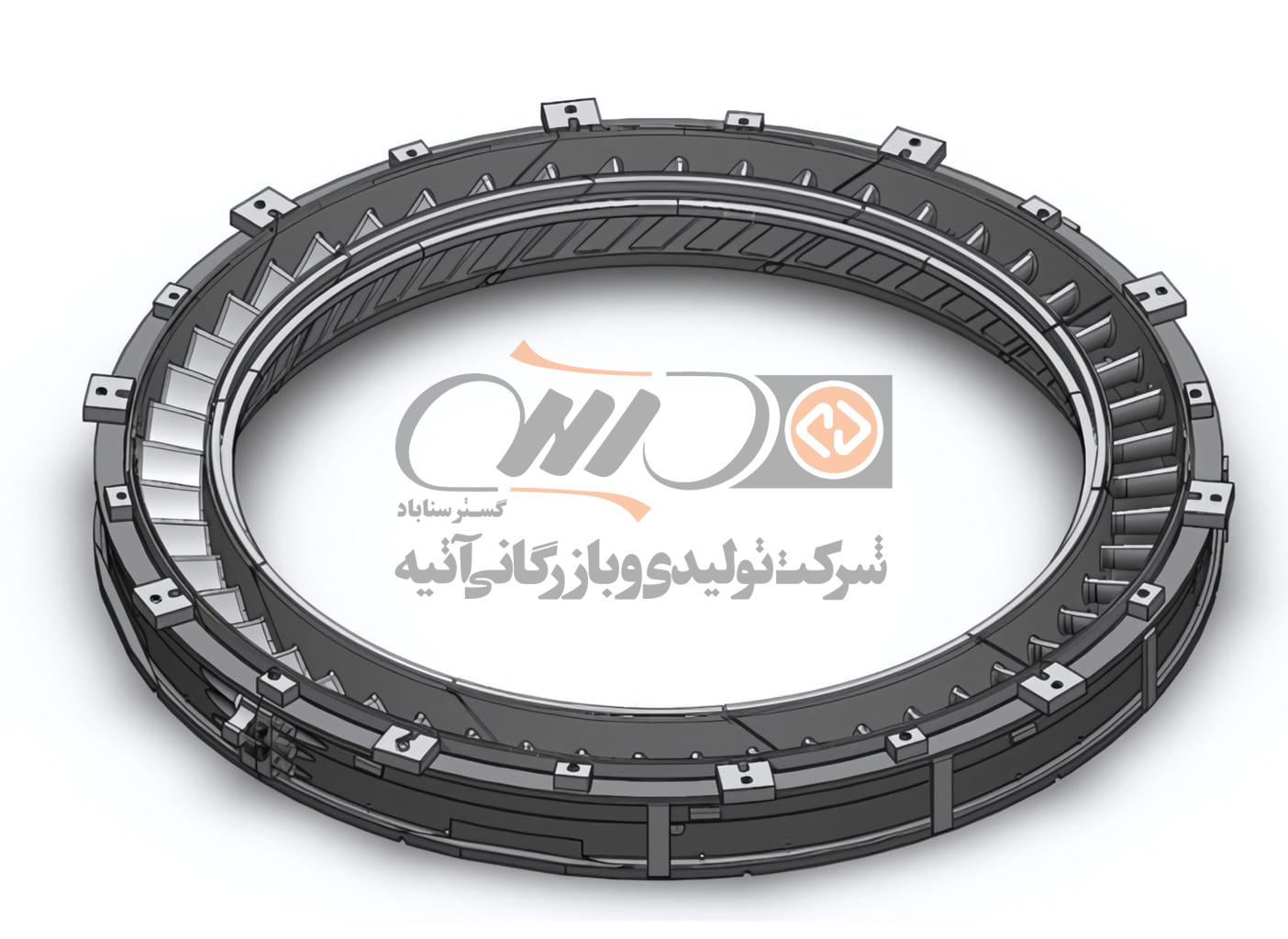 1st Stage Nozzle for GE MS5001 03 1st Stage Turbine Nozzle GE MS5001 - Image 3